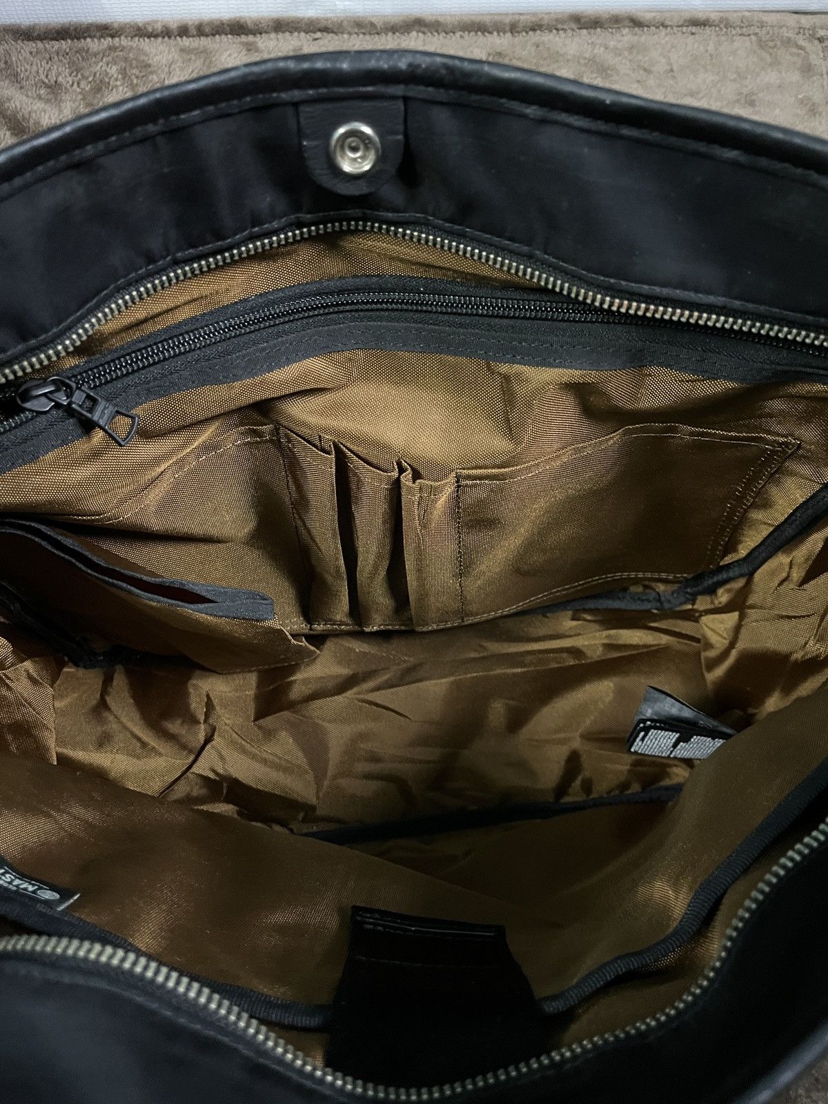 Genuine Leather × Japanese Brand × MasterPiece Top Handle Organizer Laptop Brief Size ONE SIZE - 13 Thumbnail