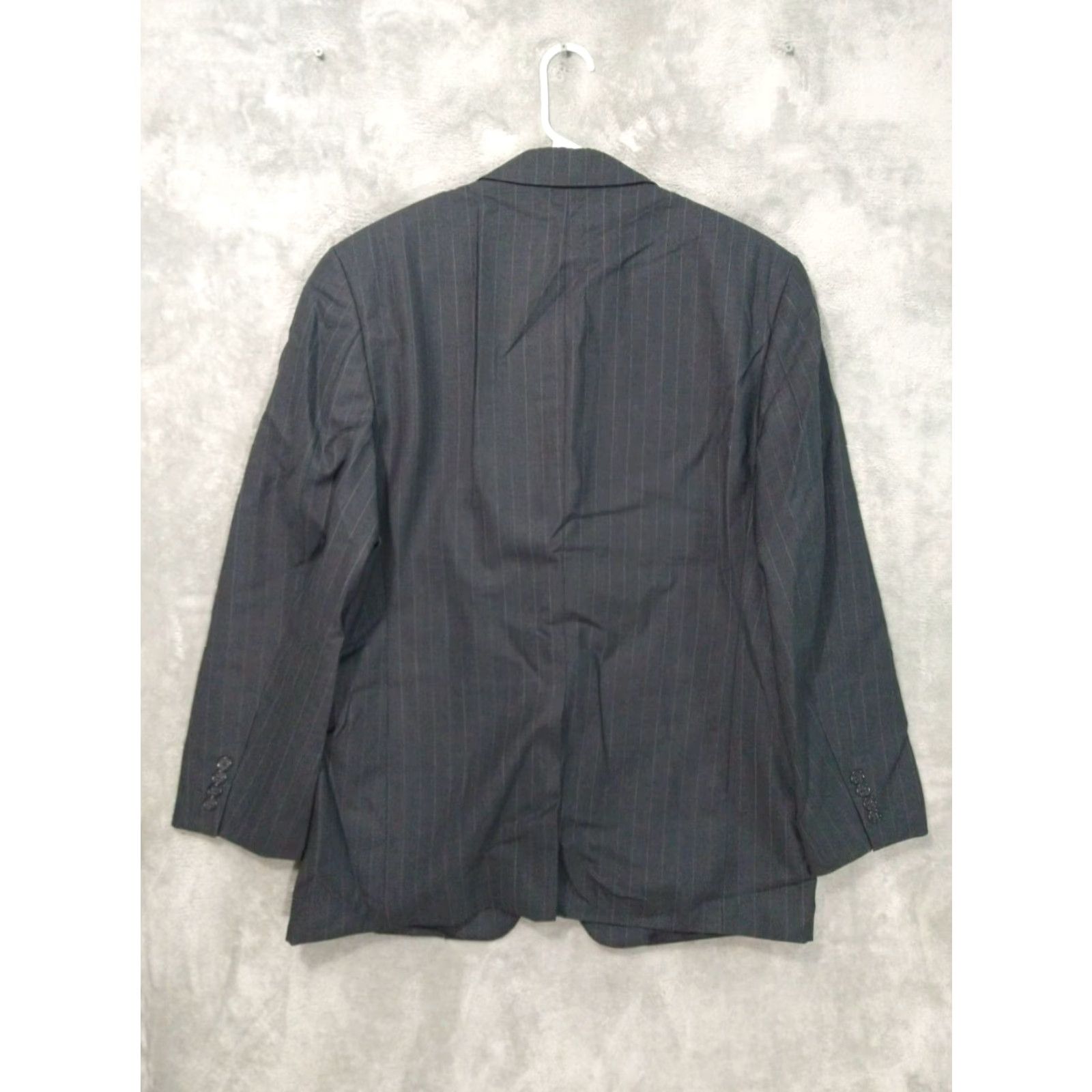 Brooks Brothers VINTAGE Brooks Brothers Blazer Mens 42R Gray Pinstripe Wool Sport Coat Stretch 346 Size 42R - 2 Thumbnail