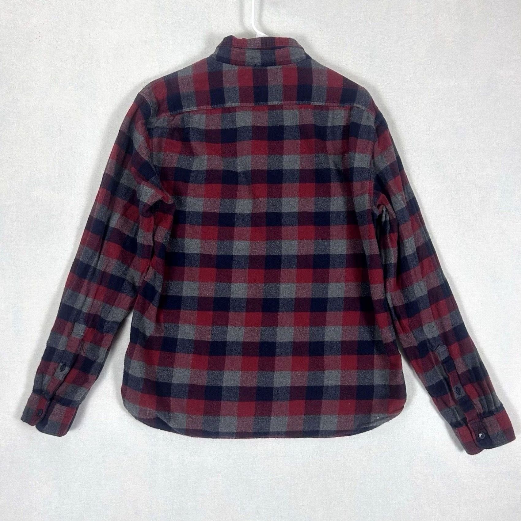 J.Crew J.Crew Mercantile Long Sleeve Button-Up Plaid Shirt Mens XL Red Blue Casual Size US XL / EU 56 / 4 - 5 Thumbnail