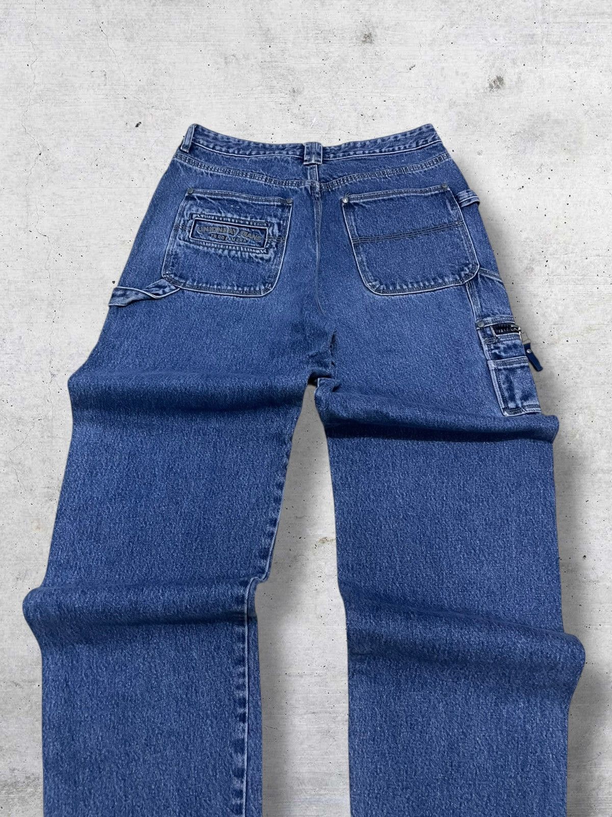 Japanese Brand VINTAGE UNION BAY JAPAN DESIGNER 90S CARPENTER BAGGY DENIM Size US 30 / EU 46 - 12 Thumbnail