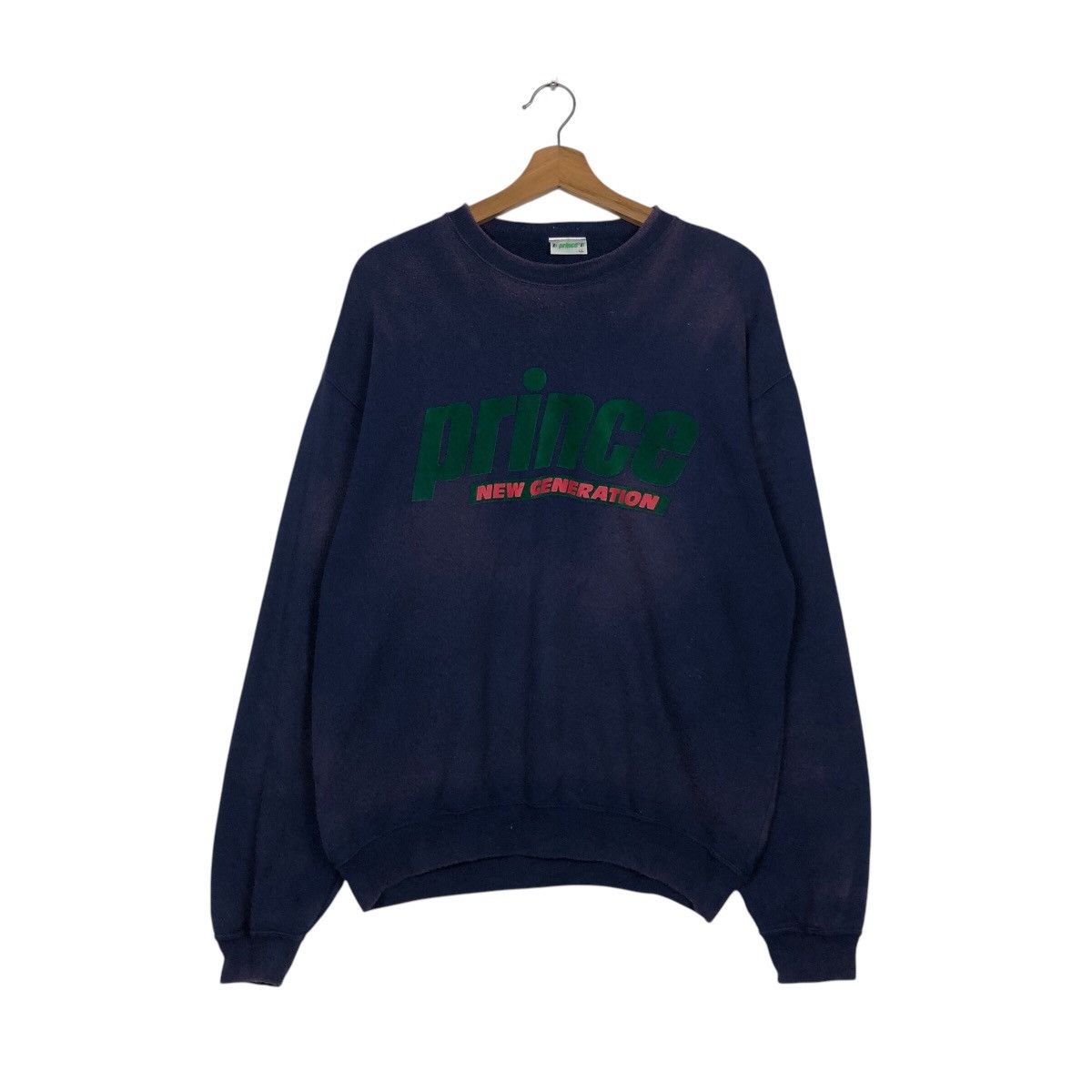 Japanese Brand × Vintage 📌Vintage Sweatshirts Crewneck Prince Spell Out Big Logo Size US L / EU 52-54 / 3 - 2 Thumbnail