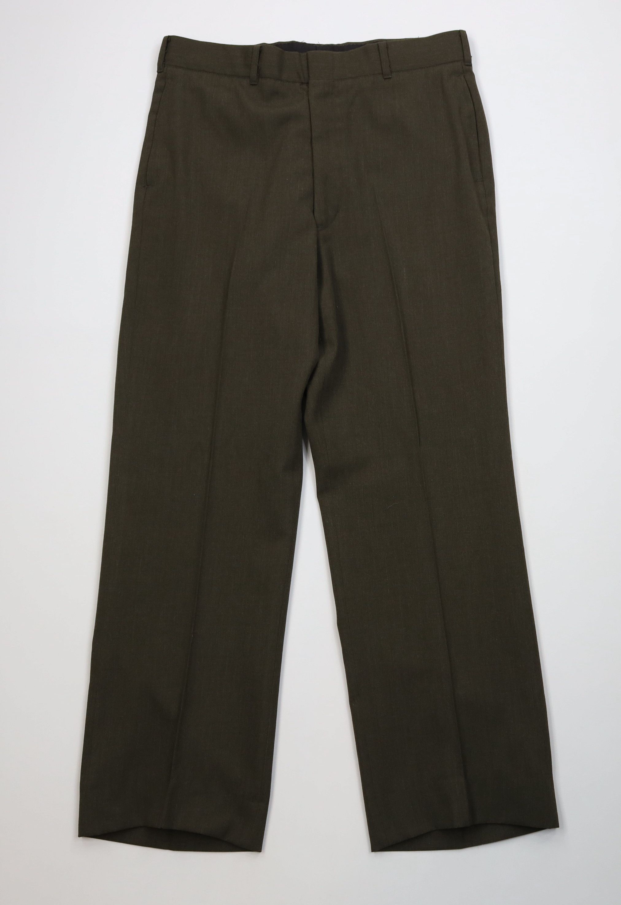 Vintage Vintage 90s Marines Green Shade 2212 Wide Leg Pants USA Size US 34 / EU 50 - 1 Thumbnail