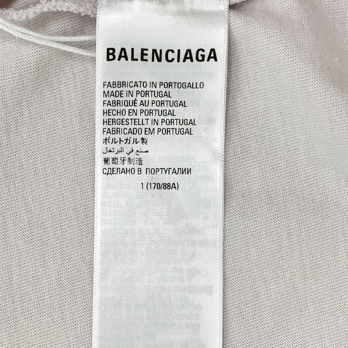 Balenciaga Balenciaga Logo Printed Short Sleeve T-Shirt K26WX Size US S / EU 44-46 / 1 - 8 Thumbnail