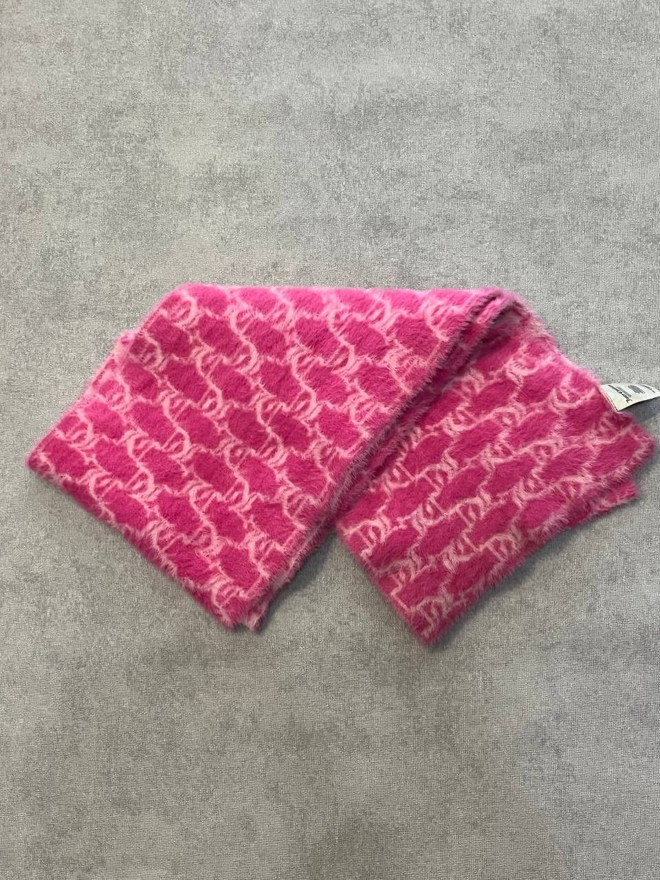 Juicy Couture Juice Couture Scarf Pink Monogram Nylon Size ONE SIZE - 1 Thumbnail