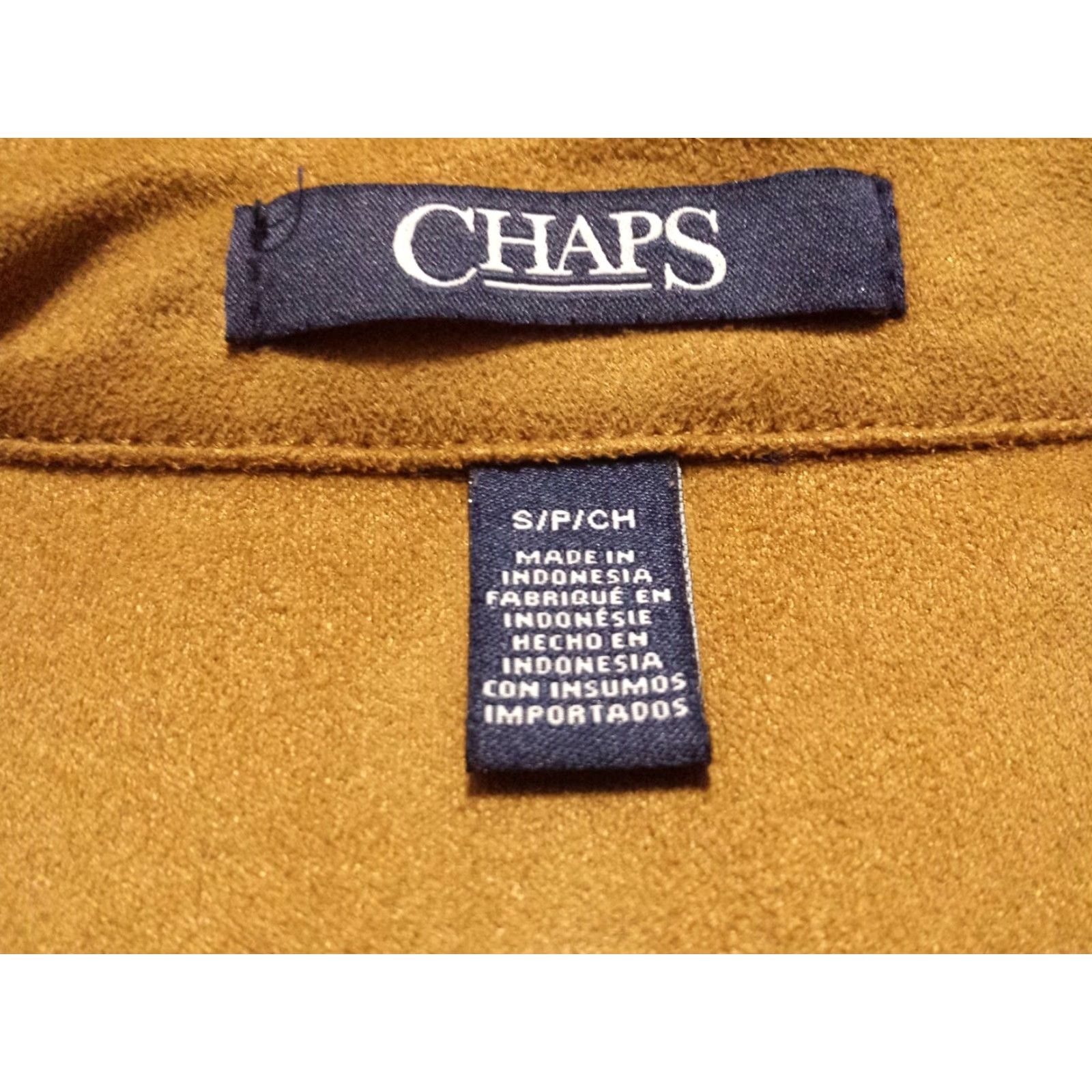 Chaps Chaps Shirt Long Sleeve Button-Front Solid Beige Velvet Polyester Adult Small Womens Button-Down Shirt Beige Velvet Polyester 90s Event? Size S / US 4 / IT 40 - 5 Thumbnail