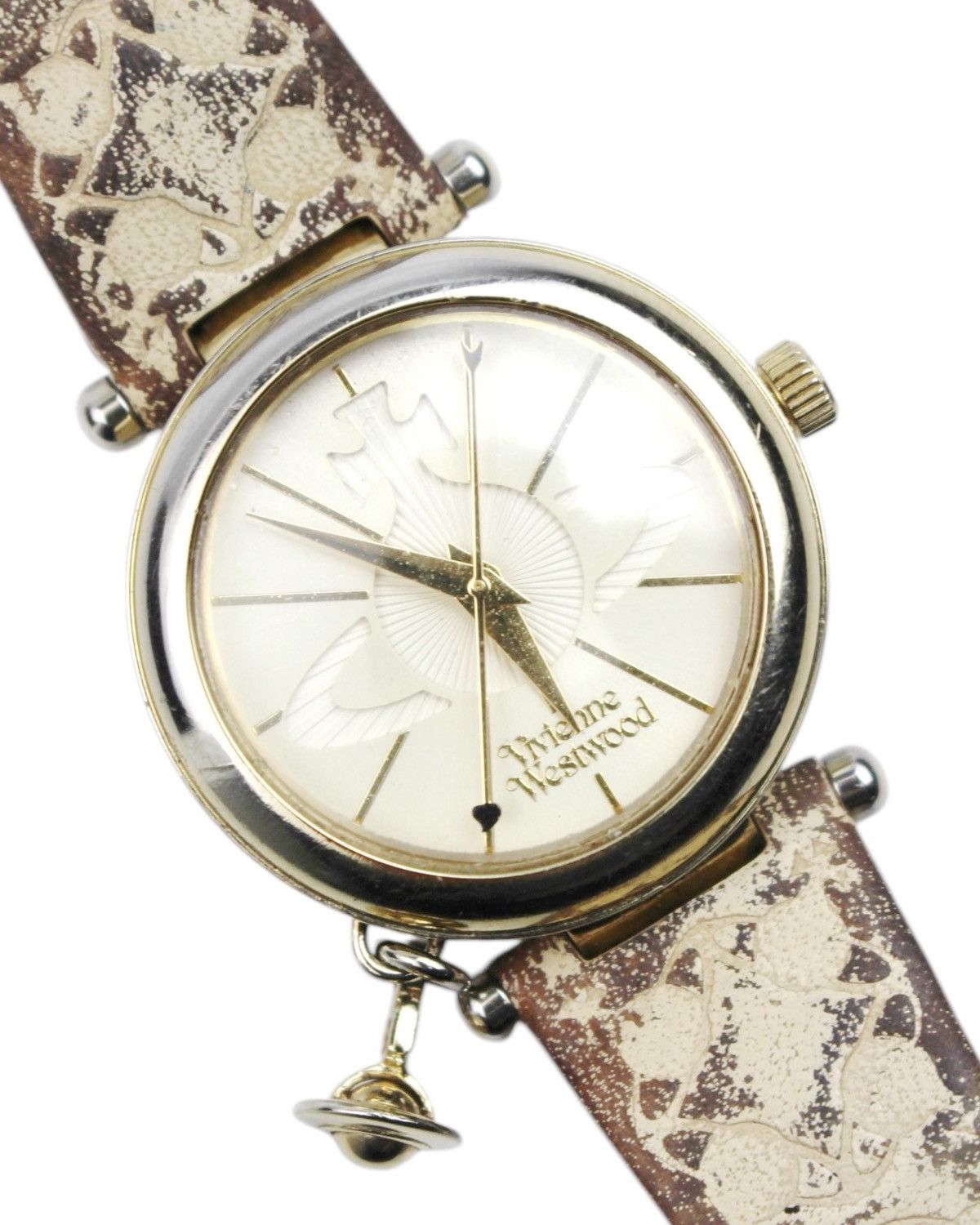 Vivienne Westwood 2000S VIVIENNE WESTWOOD ORB CHARM PATTERNED STRAP WATCH Size ONE SIZE - 3 Thumbnail