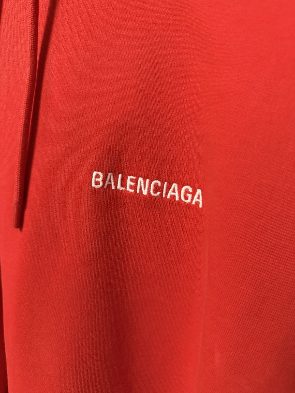 Balenciaga Balenciaga Red Hoodie Size US M / EU 48-50 / 2 - 2 Thumbnail