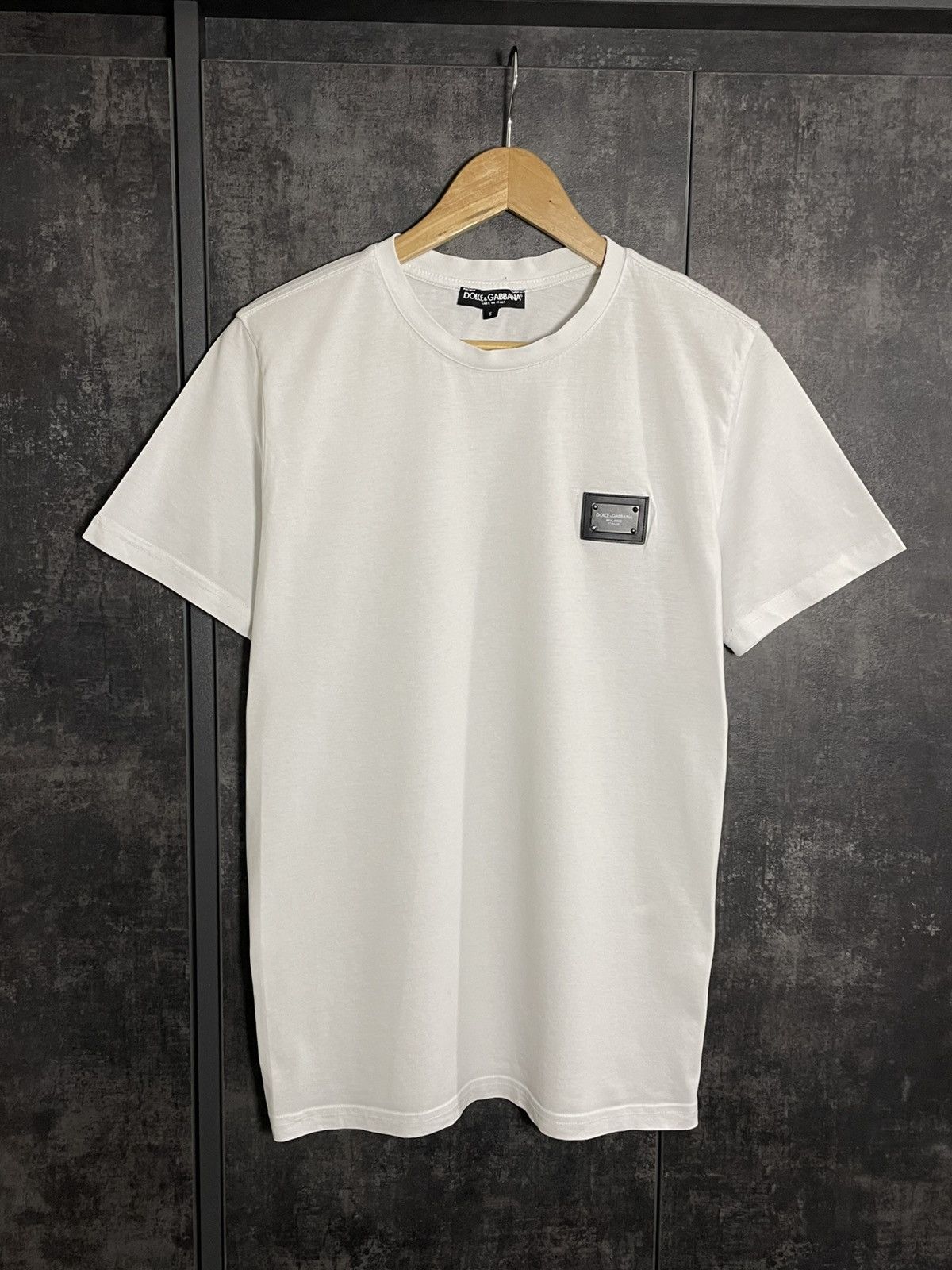 Dolce & Gabbana Vintage Dolce Gabbana Metal Logo T-shirt Hedi Slimane Size US S / EU 44-46 / 1 - 1 Thumbnail