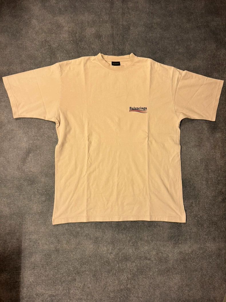 Balenciaga Balenciaga Letter Logo printed round neck short sleeve T-s Size US M / EU 48-50 / 2 - 1 Thumbnail