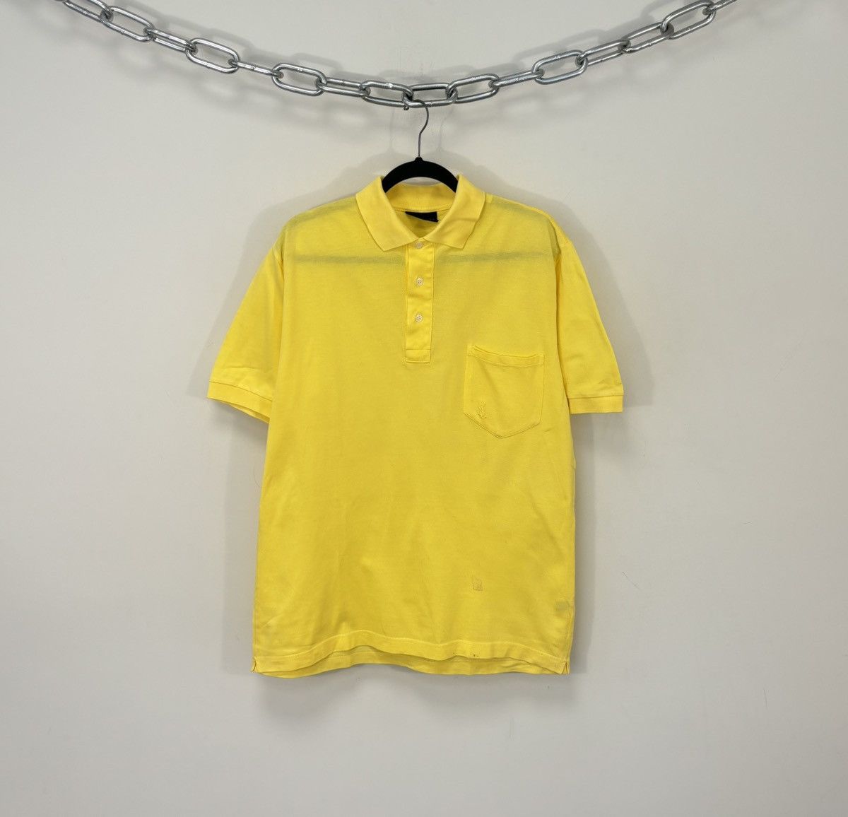 Yves Saint Laurent Vintage Yves Saint Laurent YSL Men’s Yellow Polo Shirt Size US L / EU 52-54 / 3 - 1 Thumbnail