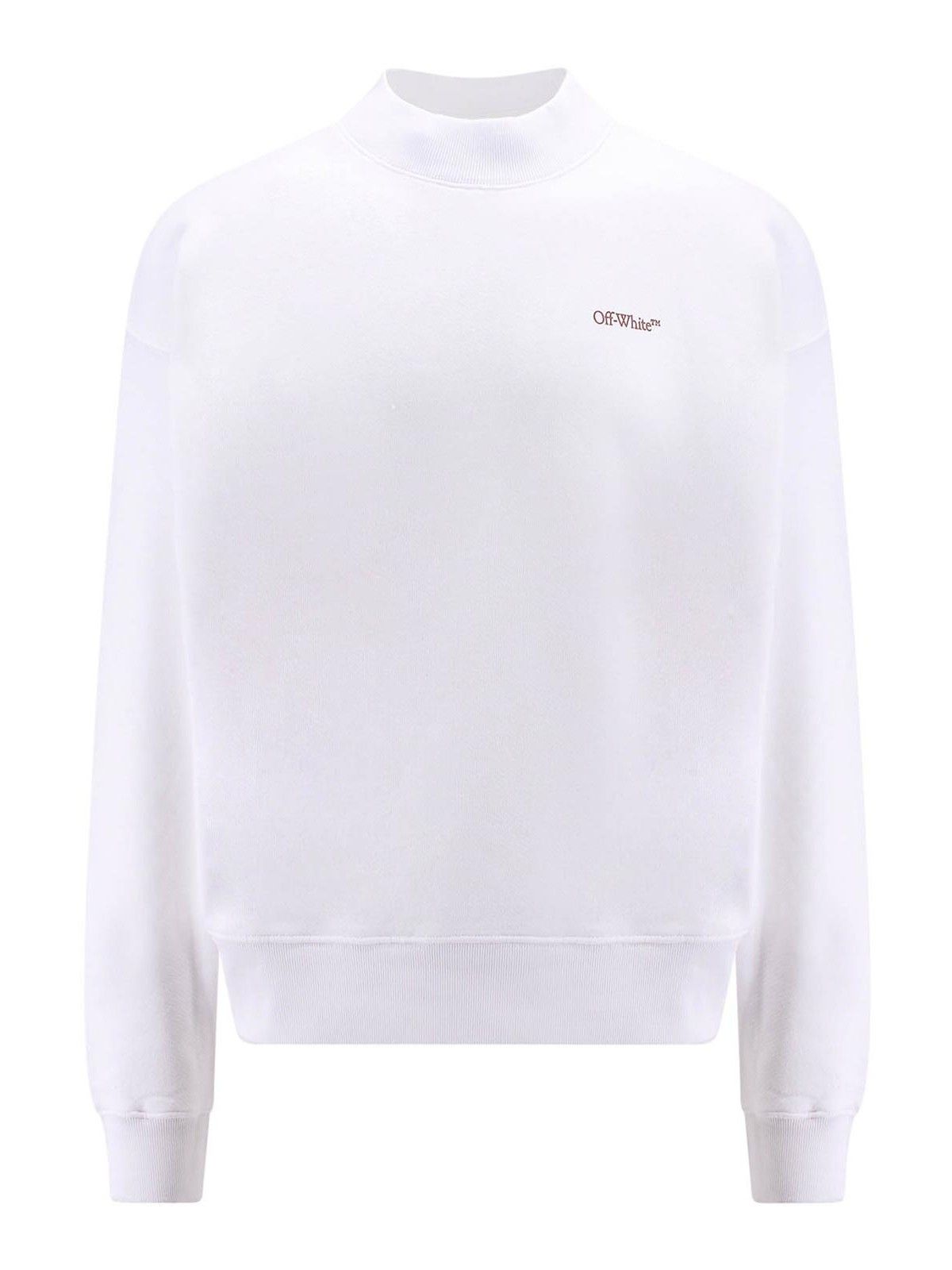 Off-White o1gr1nt0425 Scratch Arrow Skate Crewneck Sweatshirt White Size US XS / EU 42 / 0 - 1 Thumbnail