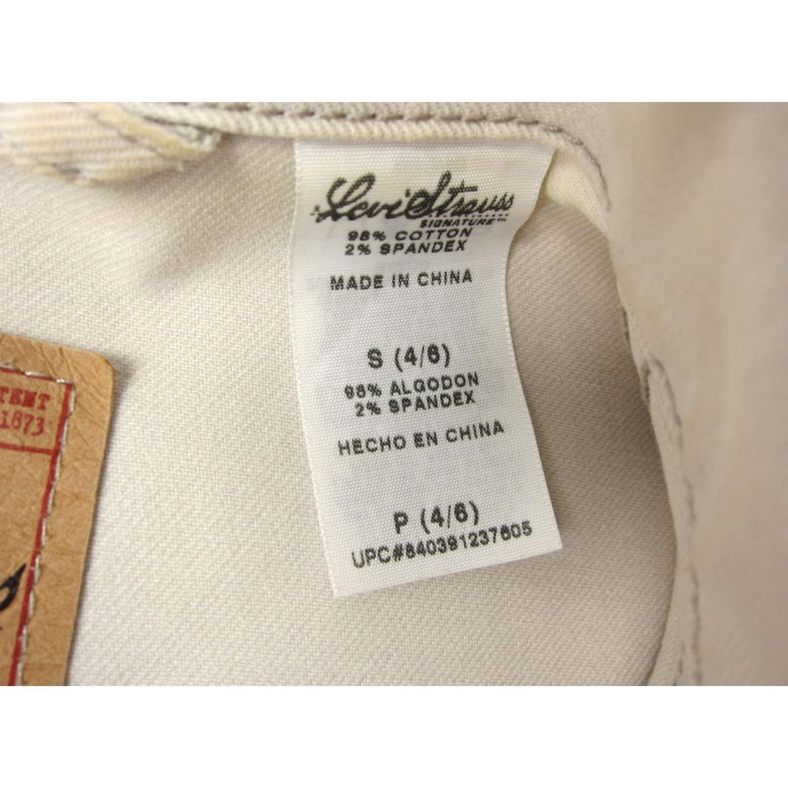 Levi's VINTAGE Levi's Jacket Womens S Beige Denim Trucker Western Button-Up Crop 70s 80s 90s Size S / US 4 / IT 40 - 5 Thumbnail