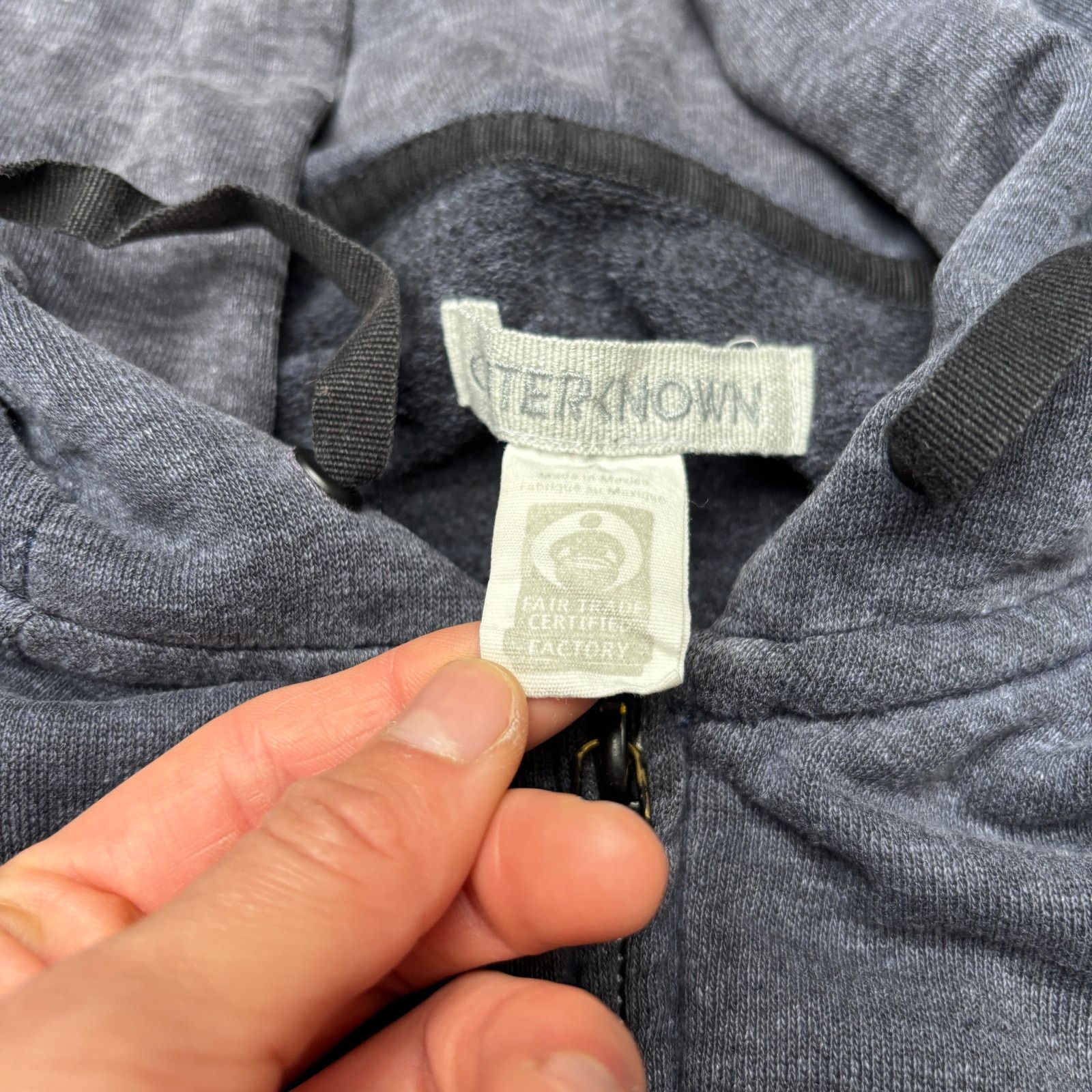 Outerknown Outerknown It's Not OK Full Zip Hoodie Mens Large Hemp Blend Size US L / EU 52-54 / 3 - 4 Thumbnail
