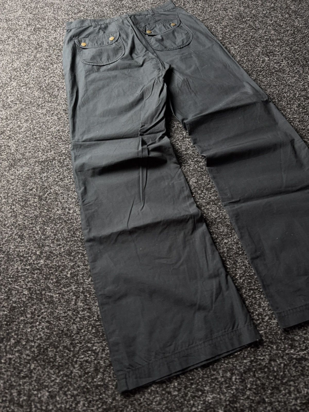 Japanese Brand Gothic Opium Punk Flared Japanese Avant Garde Pants Y2K 00s Size 30" / US 8 / IT 44 - 6 Thumbnail