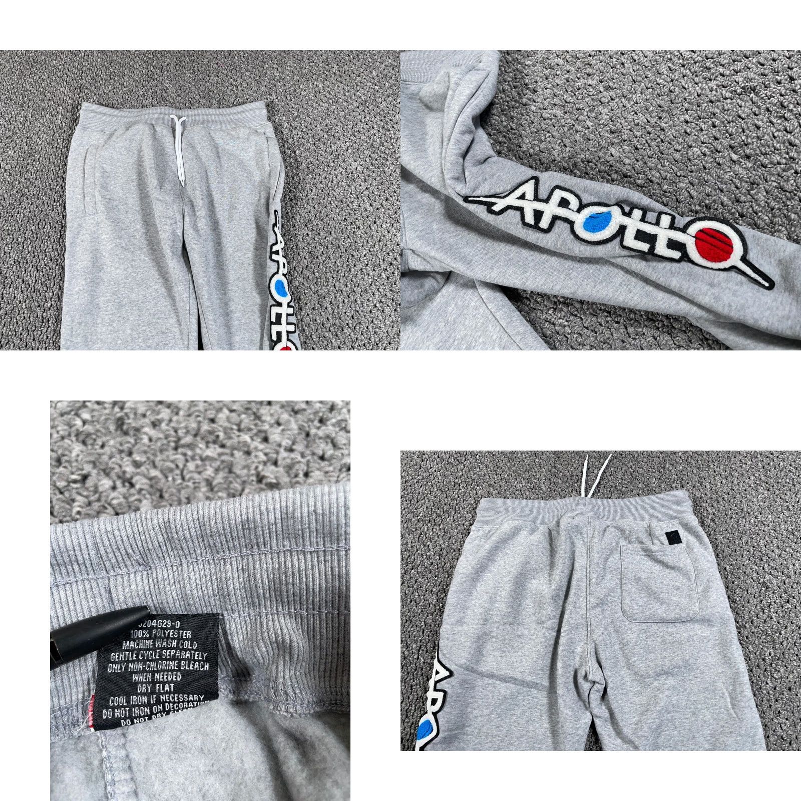 Southpole VTG Southpole Apollo Drawstring Joggers Men's XL Gray Sweatpants Streetwear Size US 34 / EU 50 - 8 Thumbnail