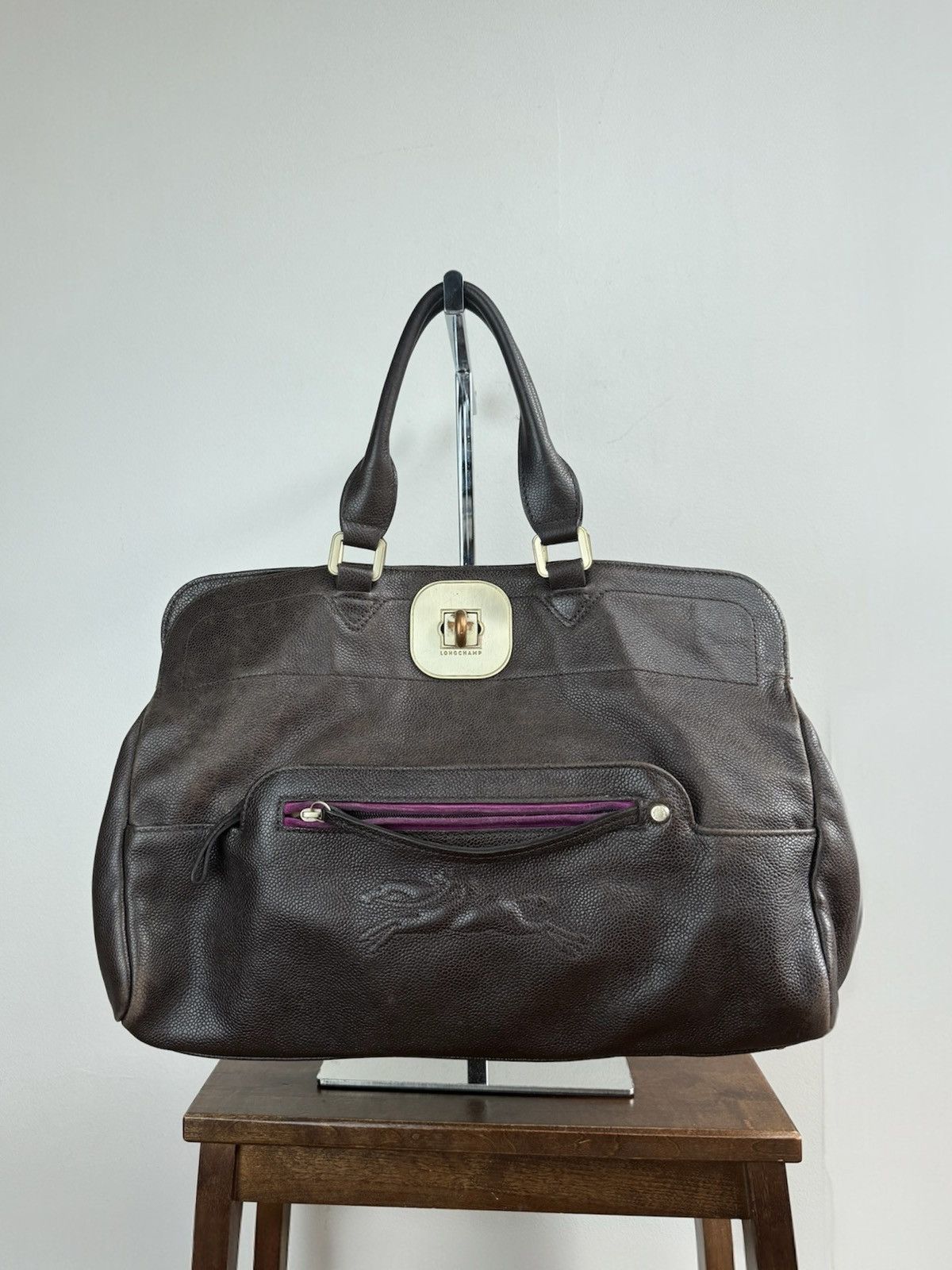 Longchamp Leather shoulder bag Longchamp Paris original luxury item Size ONE SIZE - 1 Thumbnail