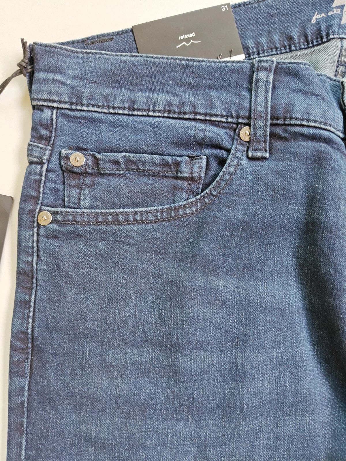 7 For All Mankind 7 For All ManKind Austyn River Water Straight Jeans T / 6061 Size US 31 - 4 Thumbnail