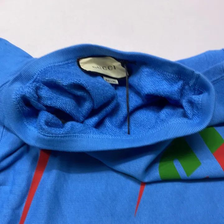 Gucci Gucci Gucci Lightning Logo Print Sweatshirt -2506 Size US M / EU 48-50 / 2 - 6 Thumbnail