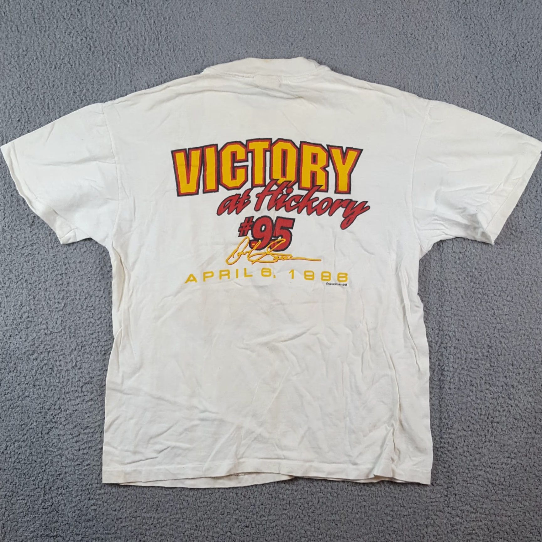 Hanes Vintage 90s NASCAR Racing T-Shirt Sz Large Men Cotton Y2K Race Car Retro NASCAR Logo Tee Size US L / EU 52-54 / 3 - 7 Thumbnail