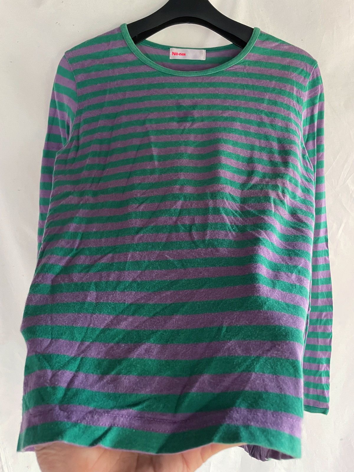 Ne-Net NE-NET BY ISSEY MIYAKE STRIPED LONG SLEEVE Size US S / EU 44-46 / 1 - 2 Thumbnail