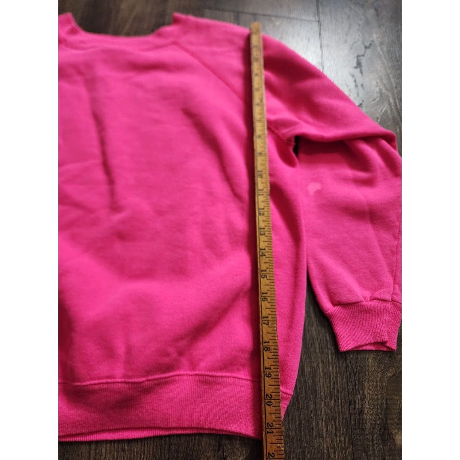 Hanes VINTAGE Hanes Her Way Womens Crewneck Sweatshirt Pink L Long Sleeve Size L / US 10 / IT 46 - 2 Thumbnail