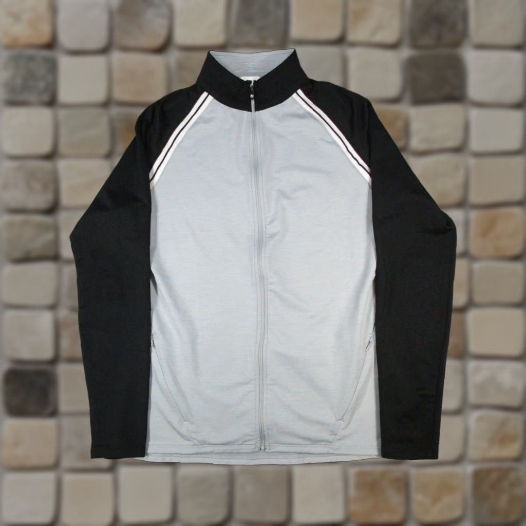 Footjoy FootJoy Sweater Mens Small Gray Black Golf Pullover Mock Neck Logo Short Description? Size US S / EU 44-46 / 1 - 1 Thumbnail