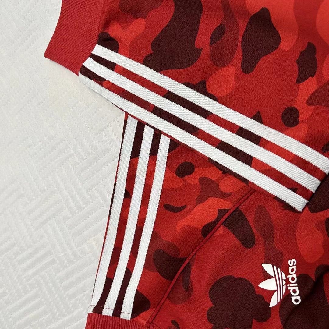 Adidas × Bape BAPE x ADIDAS ADICOLOR TRACK JACKET Size US M / EU 48-50 / 2 - 7 Thumbnail