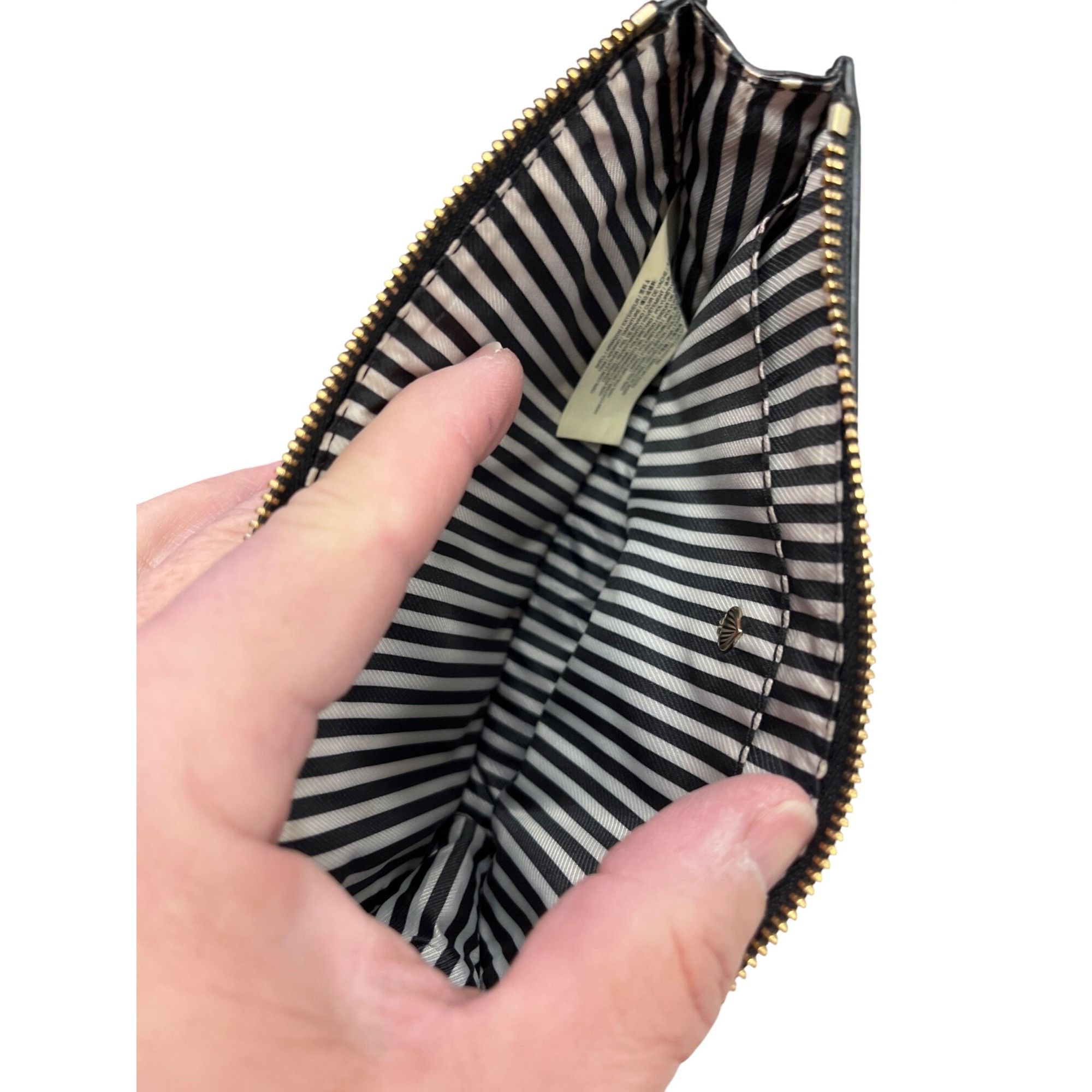 Kate Spade Kate Spade NY black leather bejeweled wristlet clutch bag SK Size ONE SIZE - 13 Thumbnail