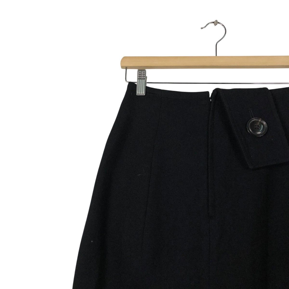 Yohji Yamamoto 🔥VINTAGE WOOL SKIRT Y’S YOHJI YAMAMOTO BELT Size 26" / US 2 / IT 38 - 8 Thumbnail