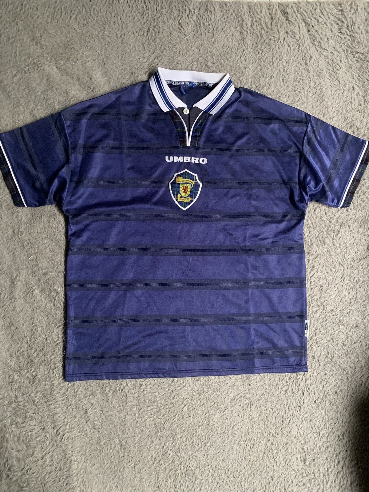 Sports Specialties Vintage 90s umbro scottish football association 98/99 Jersey Size US XL / EU 56 / 4 - 1 Thumbnail