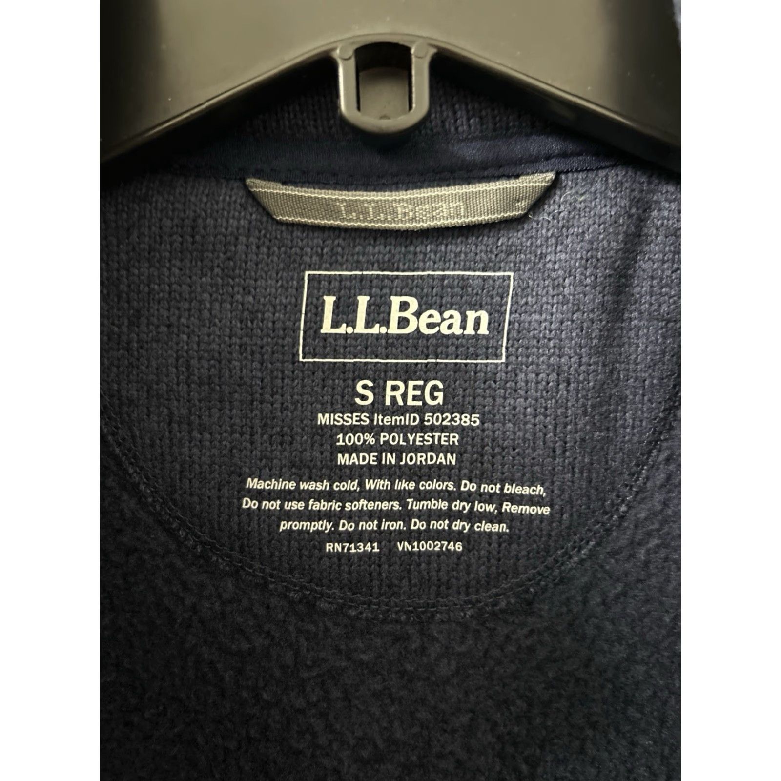 Vintage L.L. Bean Vest Womens Size S Navy Blue Full Zip Pockets Fleece Size S / US 4 / IT 40 - 6 Thumbnail