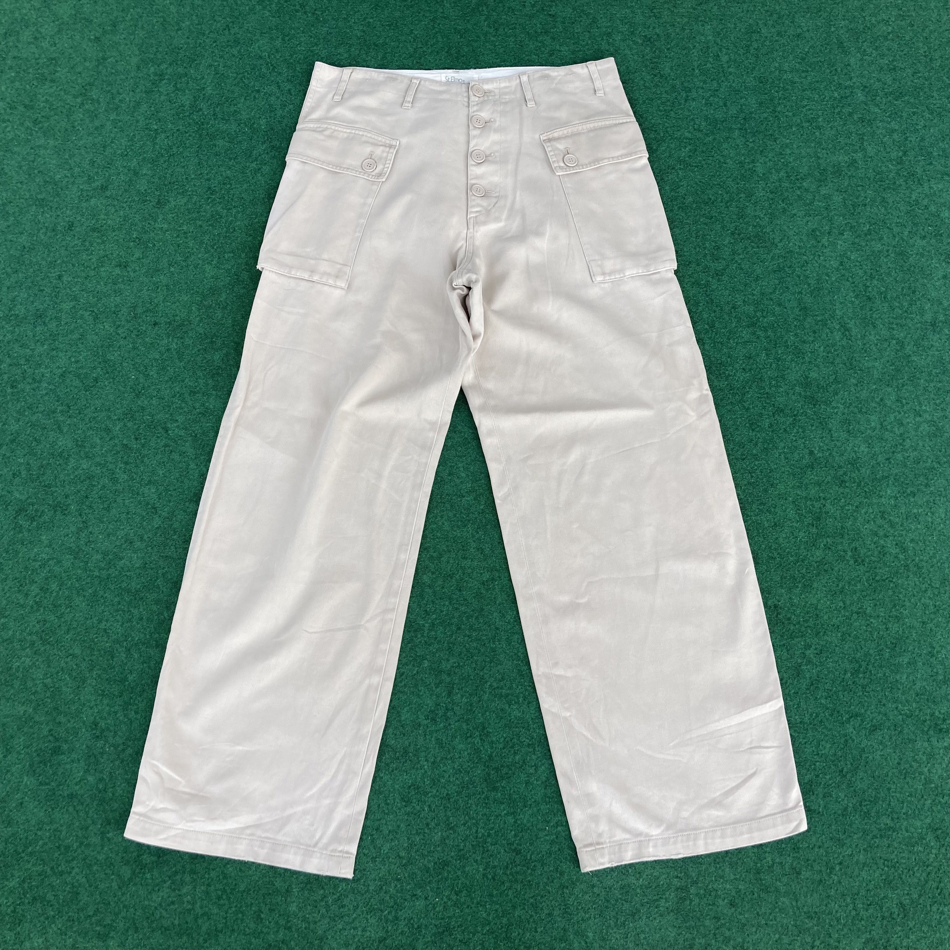 Japanese Brand × Vintage Vtg Monkey Pants Military Workwear Loose Pant Jeans Size US 32 / EU 48 - 1 Thumbnail