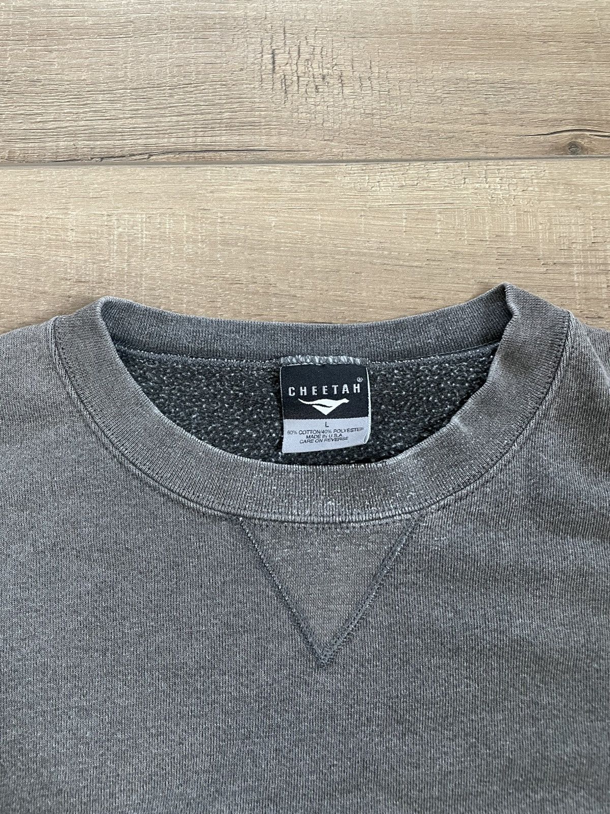 Vintage Vintage Cheetah Faded Crewneck Size US L / EU 52-54 / 3 - 3 Thumbnail