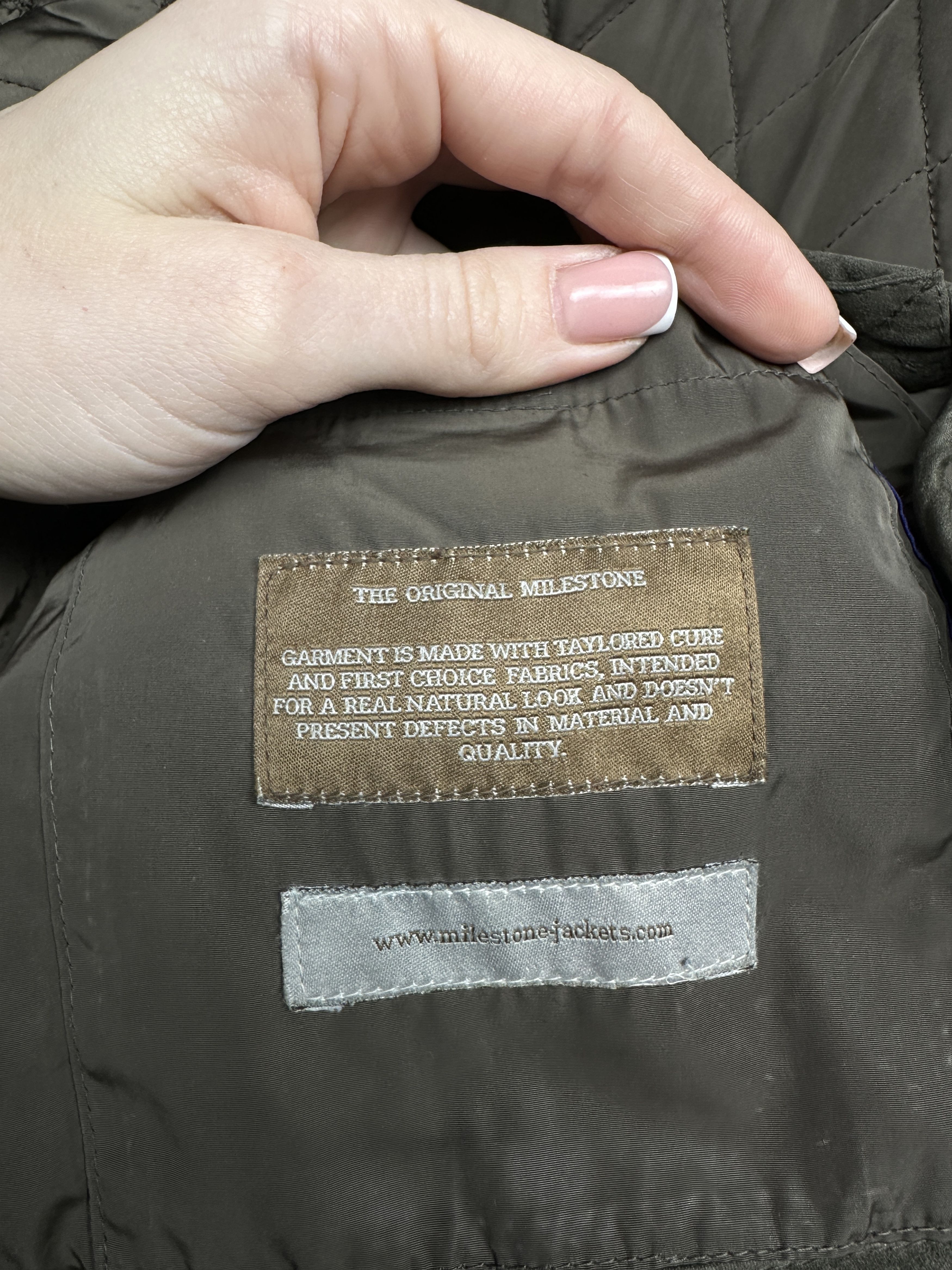 Milestone × Vintage Milestone Vintage Mens Quilted Jacket Size US L / EU 52-54 / 3 - 5 Thumbnail