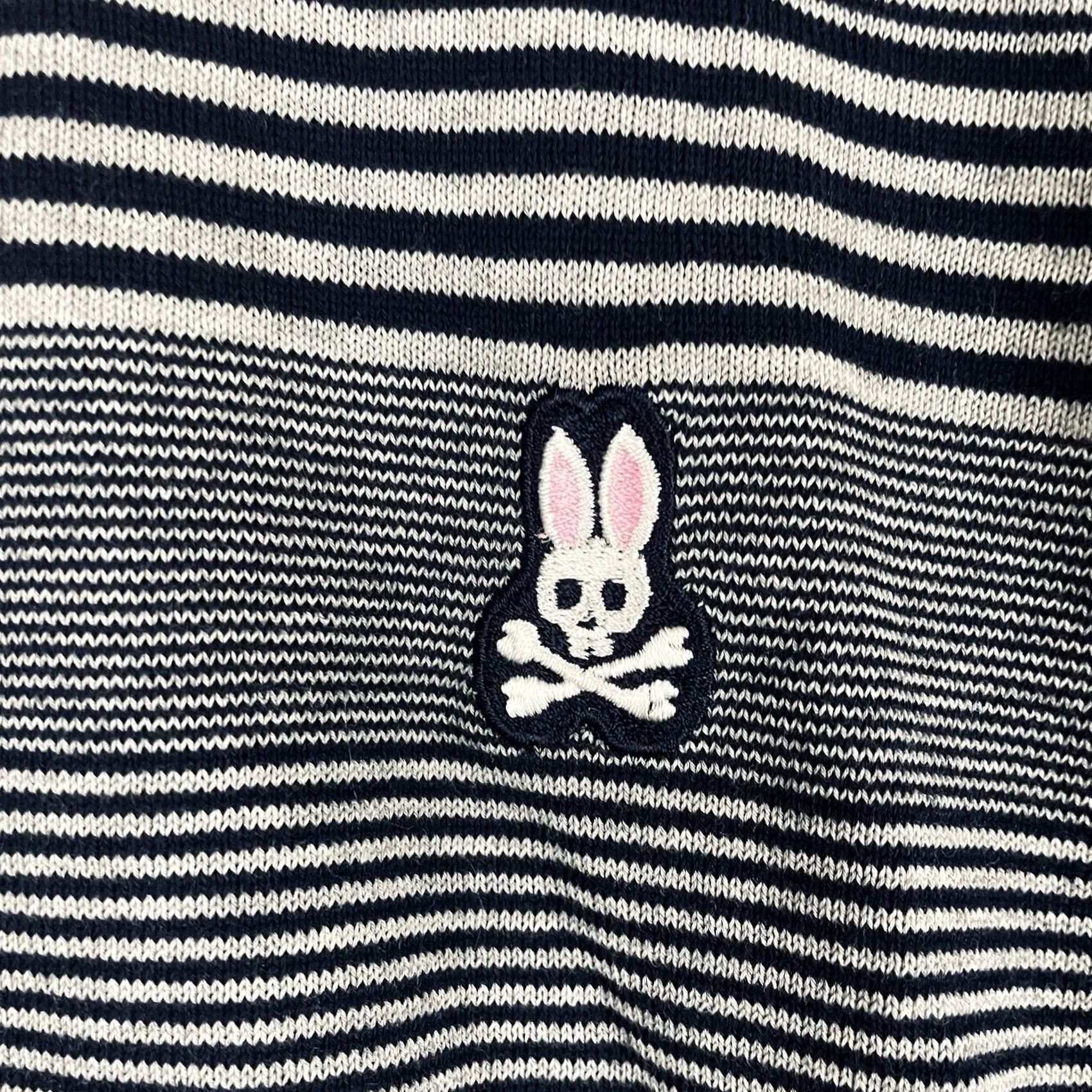 Psycho Bunny Psycho Bunny Sweater Mens M/L Crewneck Striped Multicolor Cotton Knit Pullover Size US M / EU 48-50 / 2 - 5 Thumbnail