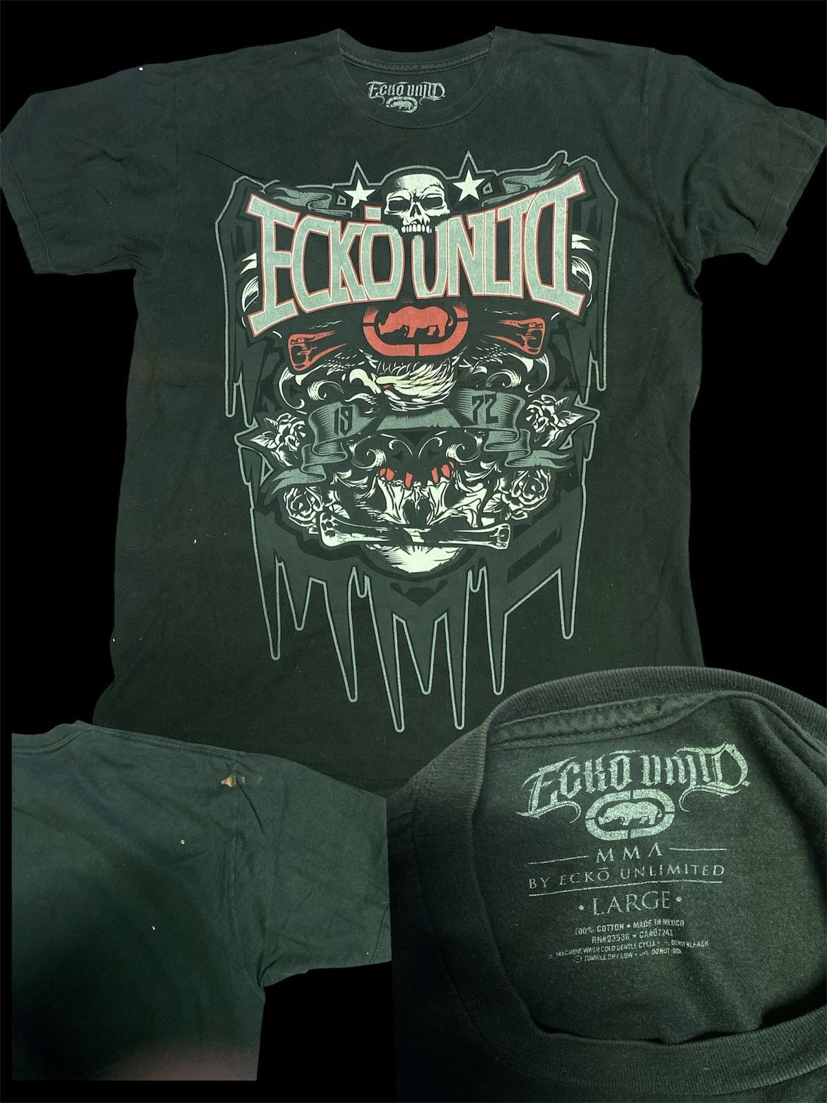 Ecko Unltd. Vintage Y2K Eckō Unltd. MMA Skull Bones Fighter Graphic Size US L / EU 52-54 / 3 - 1 Preview