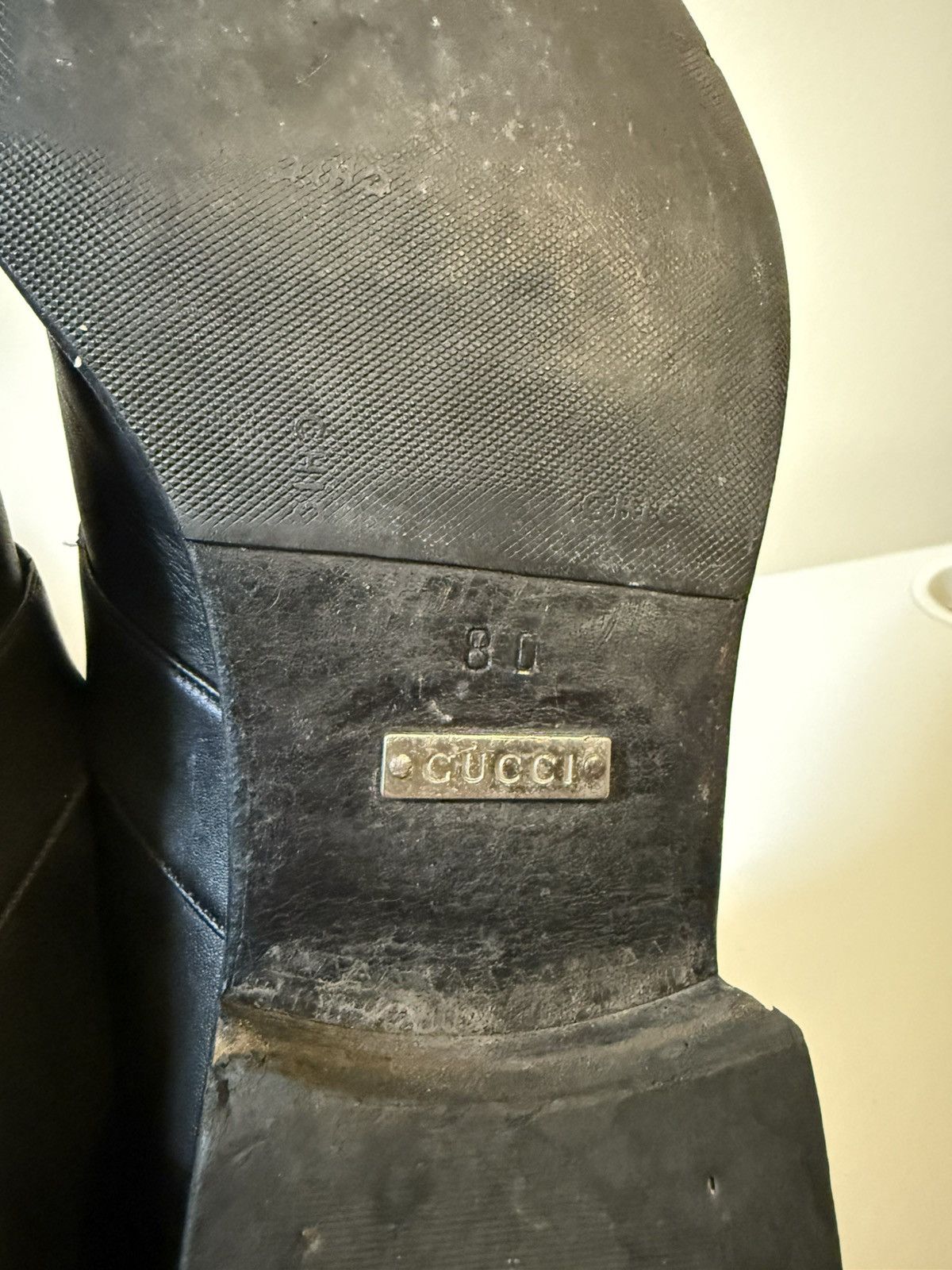 Gucci Gucci Interlocking G Logo Leather Loafers Size US 8 / EU 41 - 9 Thumbnail