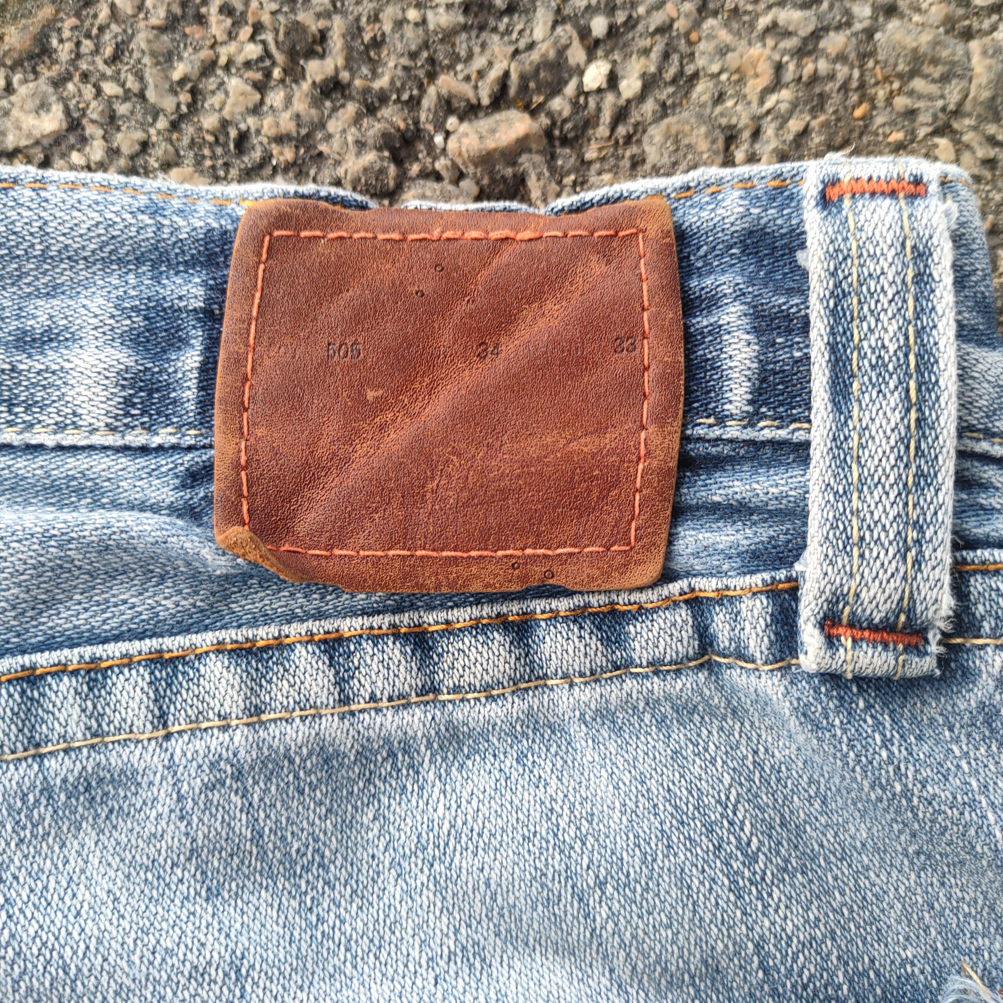 Levi's Vintage Clothing VINTAGE LEVI'S 505 FADED CARPENTER JEANS DENIM PANTS Size US 34 / EU 50 - 13 Thumbnail