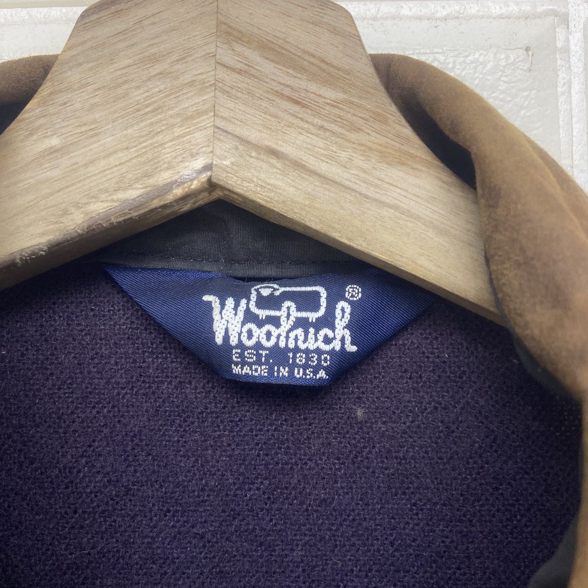 Woolrich Woolen Mills Vintage 70s Woolrich Leather Patchwork Wool Flannel Size US M / EU 48-50 / 2 - 19 Thumbnail