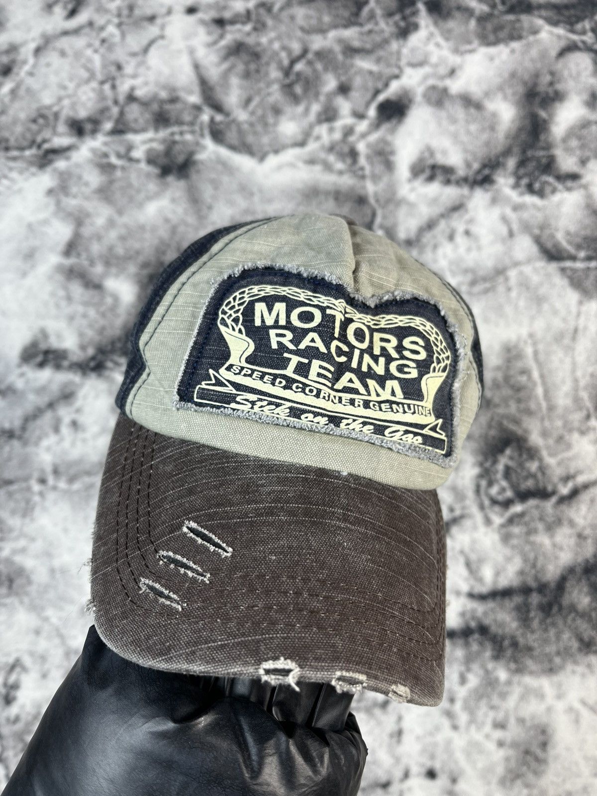Vintage Vintage motors Racing Team Distressed Cap 🧢 Size ONE SIZE - 2 Thumbnail