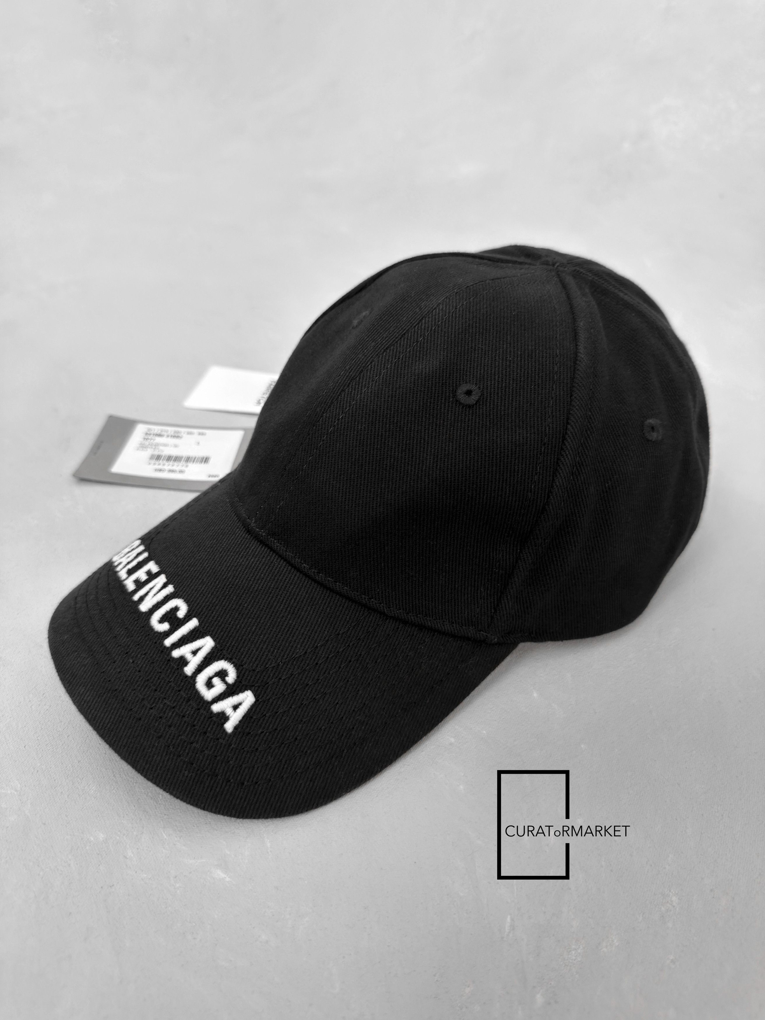 Balenciaga Large Iconic Embroidered Logo Brim Classic Baseball Cap FW23 Size ONE SIZE - 10 Thumbnail