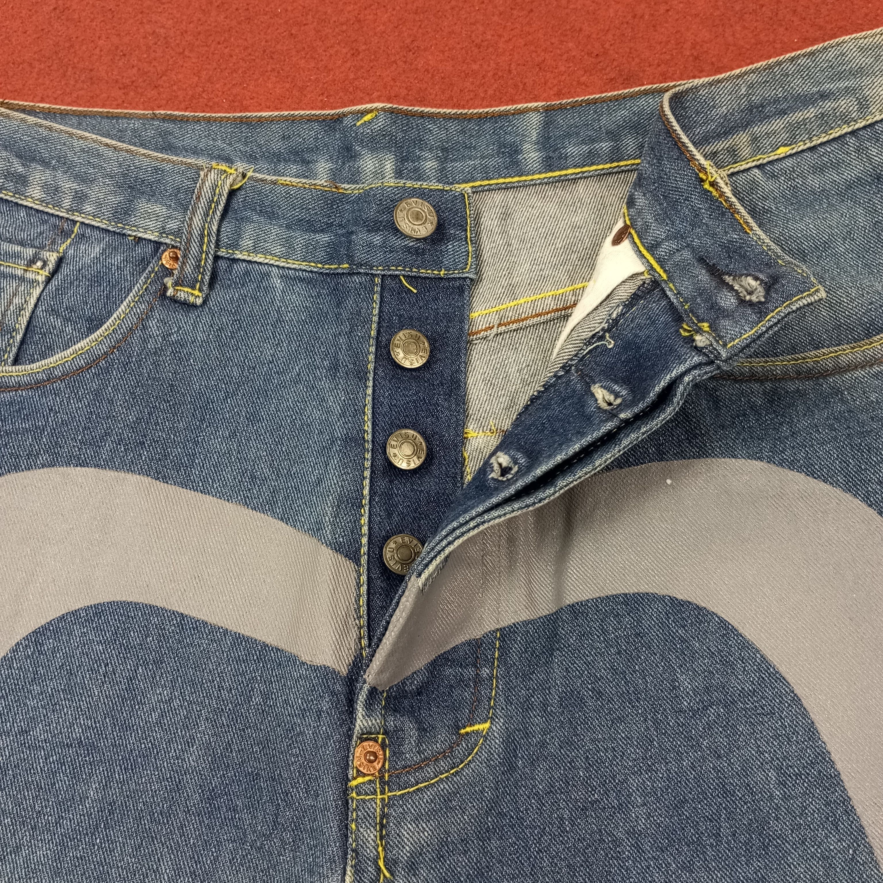 Japanese Brand Evisu X Doraemon Japanese Brand Custom Daicock Jeans c244n25 Size US 32 / EU 48 - 12 Thumbnail
