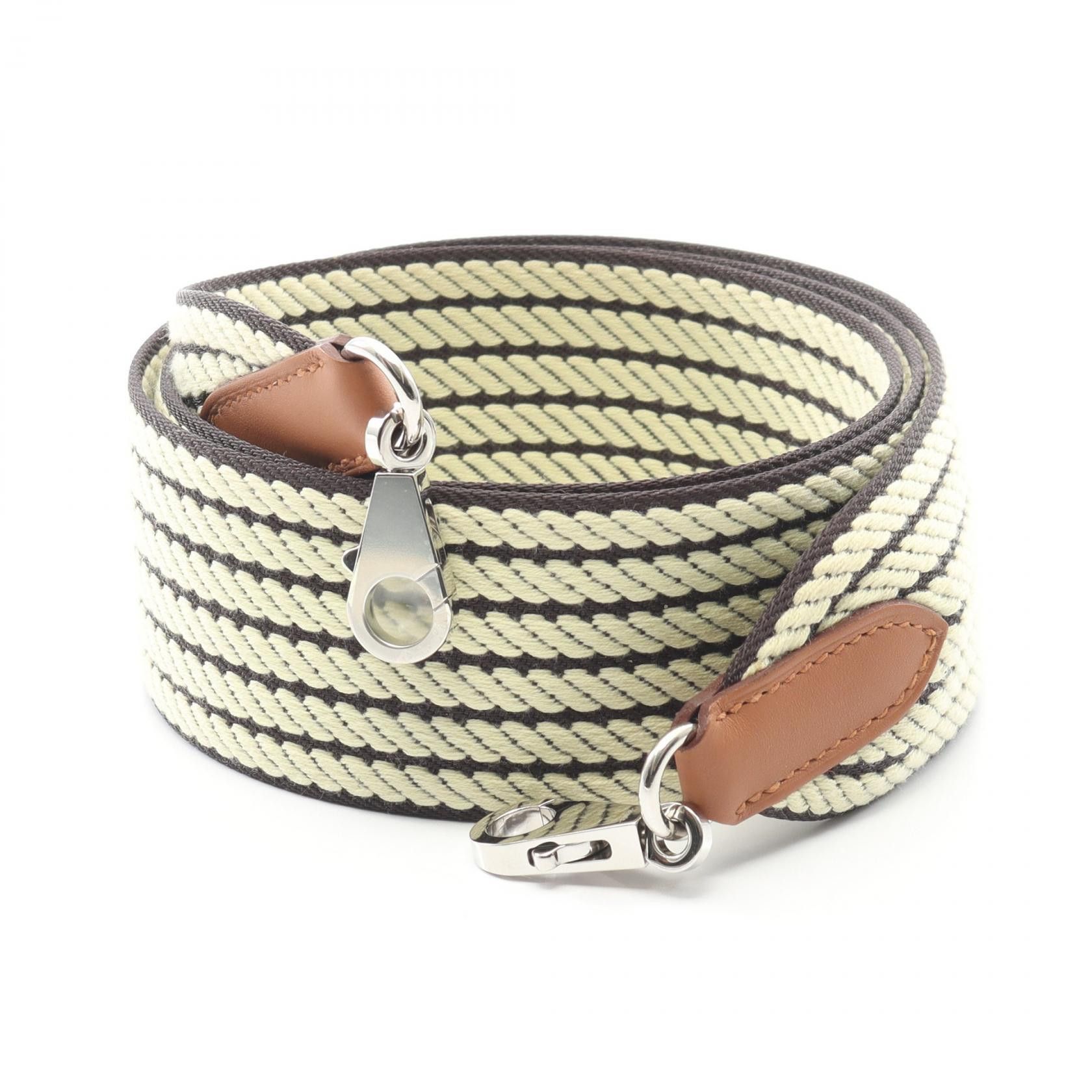 Hermes Hermes Hermes Bandouliere Sangle Cavale Calfskin Canvas Shoulder Strap Leather Other K DUTY FREE for USA Size ONE SIZE - 1 Thumbnail