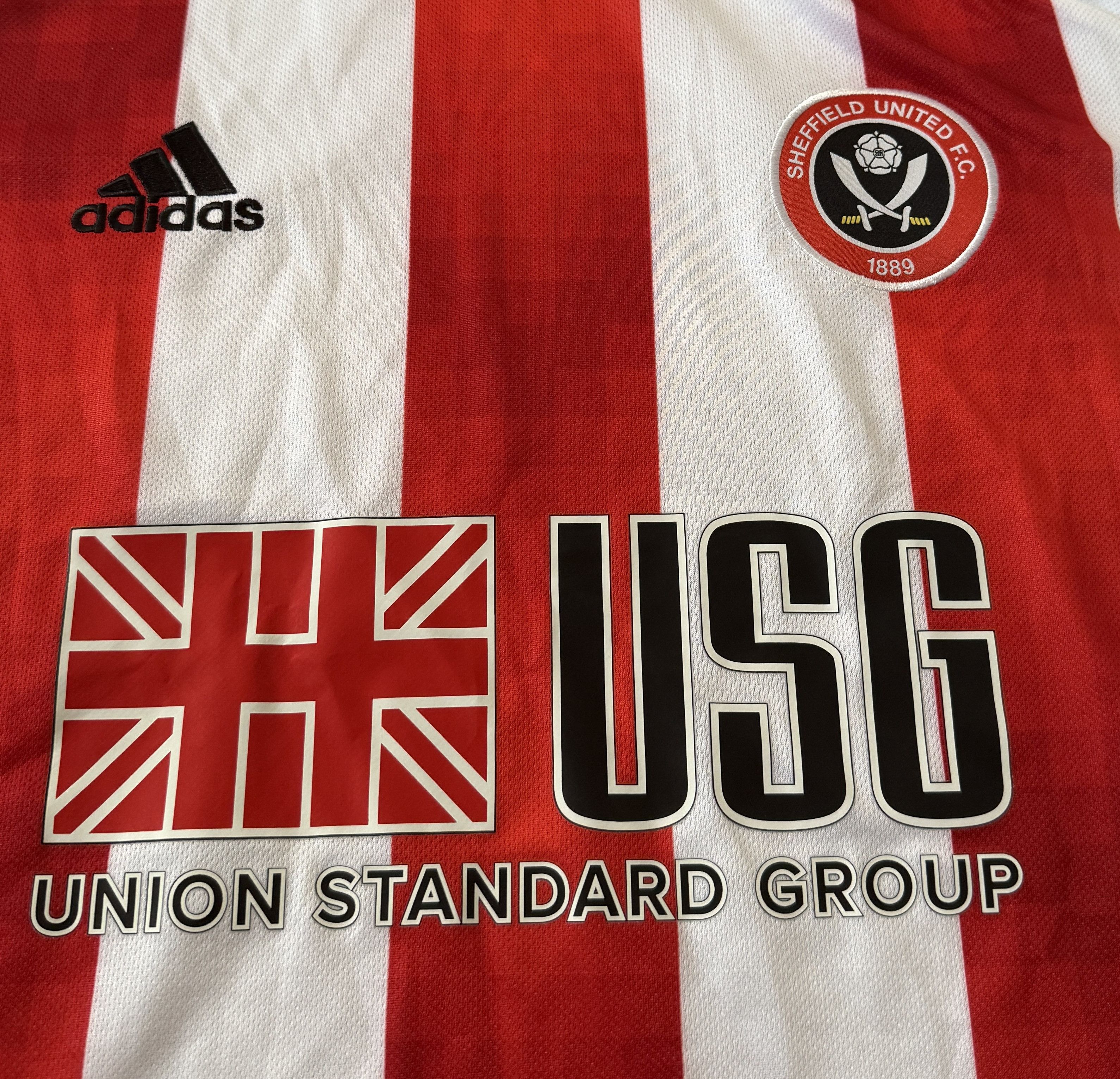 Adidas SHEFFIELD UNITED 2016/2017 FOOTBALL SHIRT JERSEY MAILLOT XL Size US XL / EU 56 / 4 - 5 Thumbnail
