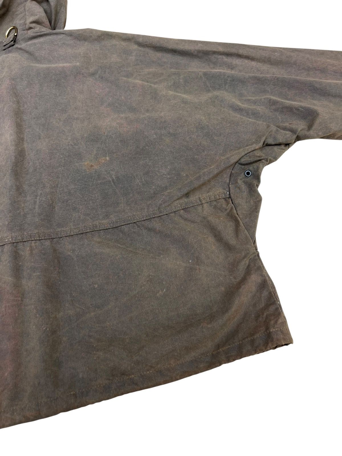 Filson Vintage 80s Filson Waxed Canvas Smock Hoodie Anorak Jacket Size US XXL / EU 58 / 5 - 23 Thumbnail