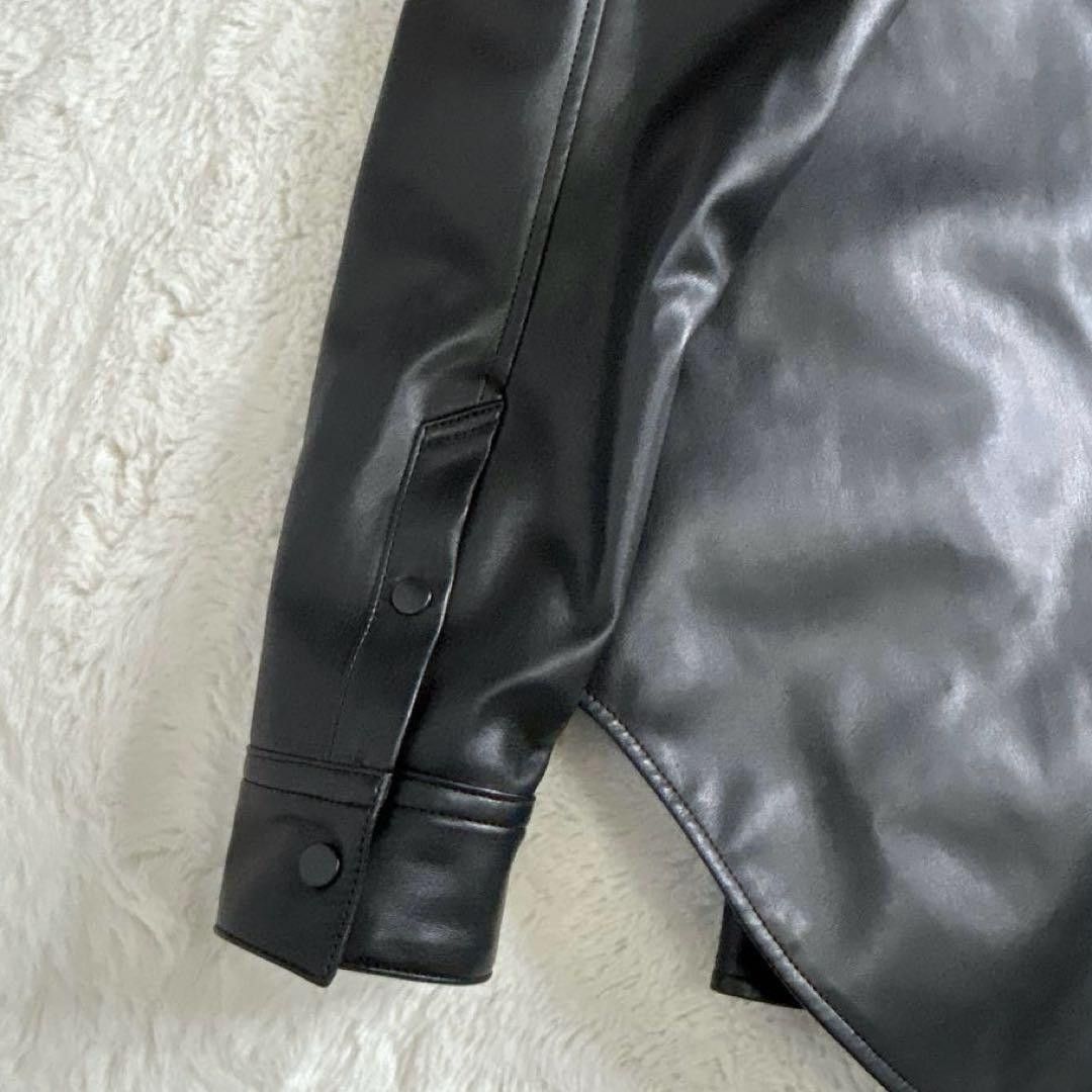 Julius JULIUS 23ss Synthetic Leather Shirt Black 2 Size US M / EU 48-50 / 2 - 10 Thumbnail
