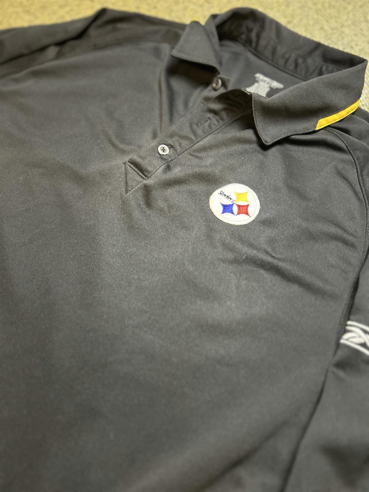 Reebok Reebok NFL Team Apparel Steelers Coaches Polo Large LS Size US L / EU 52-54 / 3 - 3 Thumbnail