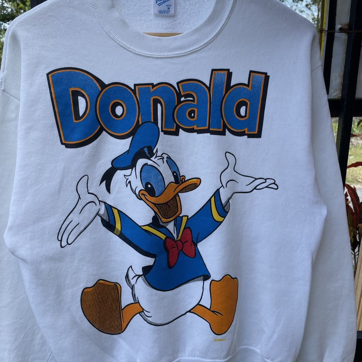 Disney 🔥Vintage 80s Velva Sheen Donald Duck Crewneck Sweatshirts Size US S / EU 44-46 / 1 - 5 Thumbnail