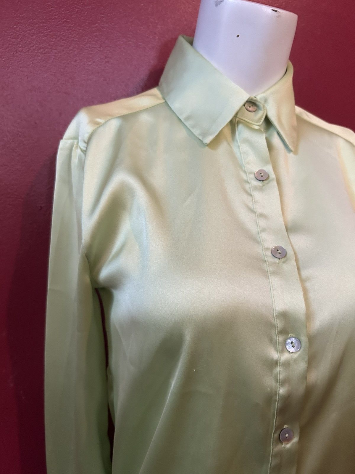Rachel Zoe Rachel Zoe Light Lime Green Blouse XSmall Size XS / US 0-2 / IT 36-38 - 3 Thumbnail
