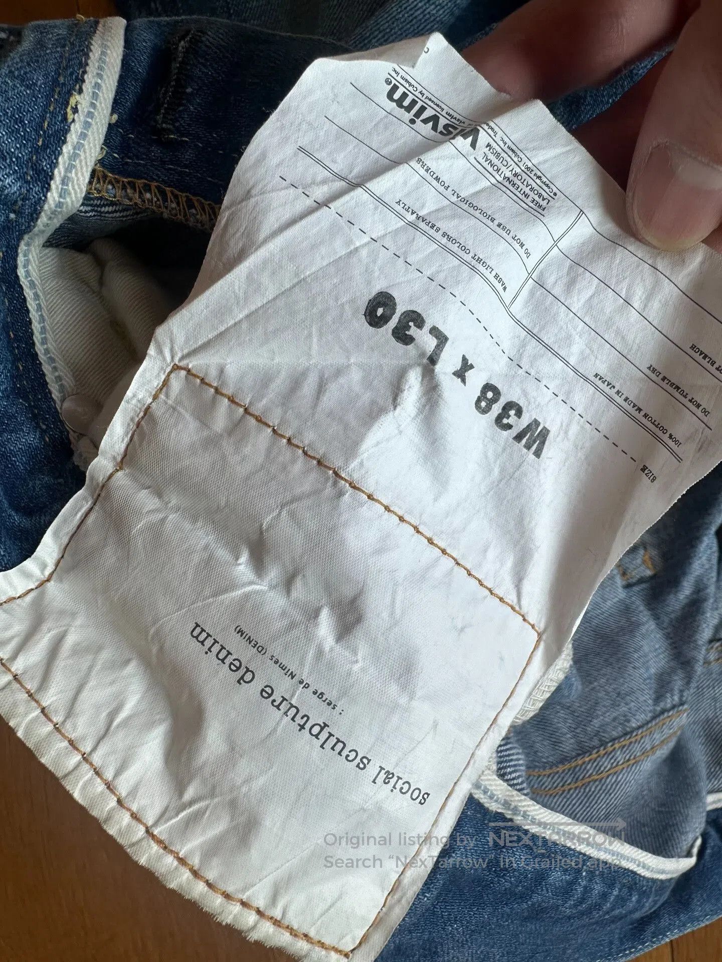 Visvim Visvim Jeans W38 L30 for Sale. Size US 38 / EU 54 - 5 Thumbnail